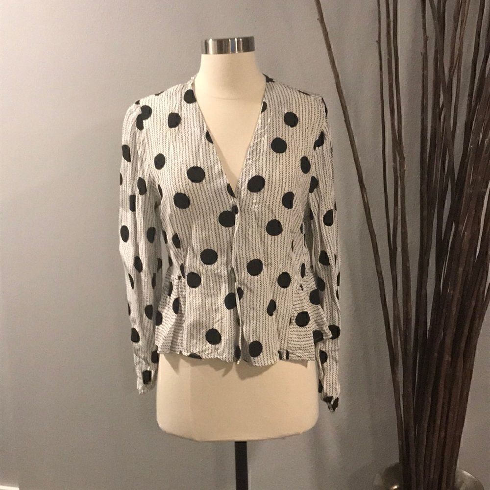 Topshop Button Up Blouse 